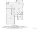 Detailed floor plan showcasing the layout of the main level, including the kitchen, living room, and bedroom at 1660 Candleflower Dr, Castle Pines, CO 80108