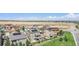 Aerial view of neighborhood with solar panels at 7242 E 133Rd Cir, Thornton, CO 80602