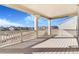 Spacious deck with view of neighborhood at 7242 E 133Rd Cir, Thornton, CO 80602