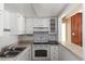 Cozy kitchen with classic white cabinets and stainless steel sink at 9995 E Harvard Ave # 257, Denver, CO 80231