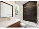 Modern bathroom with sleek vanity, marble-like tiling, and contemporary fixtures at 863 S Race St, Denver, CO 80209