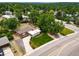 An aerial shot showcases a residential home with mature trees, landscaping, and a well-maintained lawn at 8051 S Kendall Blvd, Littleton, CO 80128