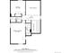 Upstairs floor plan showing the primary bedroom with bath, an additional bedroom, and hallway layout at 938 W Peakview Cir, Littleton, CO 80120