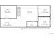 Detailed floorplan showcasing lower level layout of the home at 6900 S Clermont St, Centennial, CO 80122