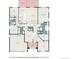 Floor plan showing layout of bedrooms, living room, kitchen, dining room, garage, foyer, and porch at 2558 Northview Pl, Castle Rock, CO 80104