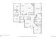 Layout of the first floor featuring a living room, kitchen, bedrooms, and bathrooms at 2558 Northview Pl, Castle Rock, CO 80104