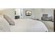 Cozy bedroom featuring a comfortable bed and an entertainment television set at 6712 S Leyden Ct, Centennial, CO 80112