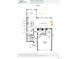 First floor plan featuring a large kitchen, open great room, dining room, and a 2-bay garage at 8893 Springsong Ln, Littleton, CO 80125