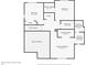 The floor plan boasts a primary bedroom suite with a large walk-in closet and spa bathroom and extra bedrooms with closet space at 3928 Miners Candle Dr, Castle Rock, CO 80109