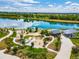 Aerial view of the park featuring green spaces and play areas at 12846 Palisade St, Mead, CO 80504