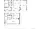 Detailed floor plan layout of the home's two floors at 12846 Palisade St, Mead, CO 80504