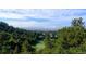 Scenic golf course view from a high vantage point, nestled amidst lush green trees at 8015 Parnassus Pl, Castle Rock, CO 80108
