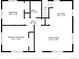 Floorplan featuring bedroom, bathroom, kitchen, and living room dimensions at 10752 Blue Jay Ln, Northglenn, CO 80233