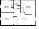 Basement floorplan showcasing bedroom, bathroom, and basement dimensions at 10752 Blue Jay Ln, Northglenn, CO 80233