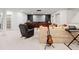 Finished basement with a home theater, comfortable seating, and a cozy atmosphere at 510 Castle Pines Dr, Castle Rock, CO 80108