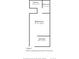 Floor plan showing layout of bedroom, kitchen, bathroom, and closet, and the home's total floor plan at 10702 E Exposition Ave # 101, Aurora, CO 80012