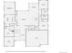 Detailed floor plan showcasing the layout of the main level, including bedrooms, bathrooms, and living areas at 8778 S Quatar St, Aurora, CO 80016
