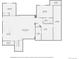 Detailed floor plan showcasing the layout of the basement, including bedrooms, recreation room, and storage at 8778 S Quatar St, Aurora, CO 80016