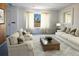 Bright living room featuring neutral furniture, area rug, and light-filled window at 8746 Mariposa St, Thornton, CO 80260