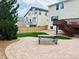 Backyard featuring patio, picnic table, grass, fence and houses at 16893 Trail View Cir, Parker, CO 80134