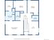 Detailed floor plan showcasing the layout of the home's upper level at 16893 Trail View Cir, Parker, CO 80134