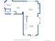 Floor plan featuring a kitchen, dining area, living room, bathroom, and breakfast nook with dimensions at 16893 Trail View Cir, Parker, CO 80134