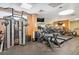 Modern gym with treadmills, machines, and fitness equipment for a complete workout at 410 Acoma St # 518, Denver, CO 80204