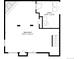 Basement floor plan featuring large open space and utility area at 15909 E Ford Pl, Aurora, CO 80017