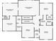 Floor plan showing the layout of the second level at 10646 Amesbury Way, Highlands Ranch, CO 80126