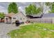 Spacious backyard featuring a patio with a grill and seating at 737 La Farge Ave, Louisville, CO 80027