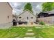 Attractive backyard area with patio and outdoor furniture at 737 La Farge Ave, Louisville, CO 80027
