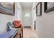 Inviting hallway showcasing light-wood floors and stylish decor at 737 La Farge Ave, Louisville, CO 80027