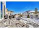 Large patio with seating and a grill, perfect for entertaining at 1886 Makley Loop, Castle Rock, CO 80104