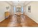 Formal dining room with hardwood floors and a chandelier for elegant dinners at 14475 Crabapple Rd, Golden, CO 80401