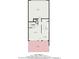 First floor floorplan showing living room, dining area and kitchen with dimensions at 2016 W 101St Ave, Thornton, CO 80260