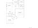 Detailed floor plan of a home, highlighting the kitchen, living spaces, and garage layout at 800 Meadowlark Dr, Erie, CO 80516