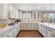 Well-lit kitchen featuring white cabinetry, modern appliances, and quartz countertops at 3330 E Tennessee Ave, Denver, CO 80209