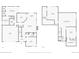 Detailed floor plan showcasing layout of rooms in the home, including kitchen, living room, and bedrooms at 2059 June Ct, Castle Rock, CO 80104