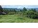 Picturesque golf course with the Rocky Mountains in the distance and mature trees providing shade at 2059 June Ct, Castle Rock, CO 80104