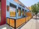Exterior of Adrift Restaurant featuring unique architectural elements and bamboo accents at 1 S Pennsylvania St # 102, Denver, CO 80209