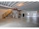 Unfinished basement with exposed ceiling, ideal for storage and customization at 34544 Columbine W Trl, Elizabeth, CO 80107