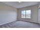 Bedroom with natural light, neutral walls, and view of the open prairie at 34544 Columbine W Trl, Elizabeth, CO 80107