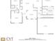 Detailed floor plan showcasing the layout of the bedrooms, bathrooms, living room, and kitchen at 34544 Columbine W Trl, Elizabeth, CO 80107