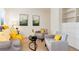 Cozy living room featuring comfortable furniture, light walls, and modern decor at 9640 Sydney Ln, Highlands Ranch, CO 80130