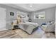 Cozy bedroom with warm light and windows offering natural light and neighborhood views at 32187 Sylvan Rd, Golden, CO 80403