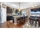 Spacious kitchen with a large island and modern finishes at 1721 Wingfeather Ln, Castle Rock, CO 80108