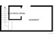 Basement floorplan showing layout at 1335 S Danube Way # 105, Aurora, CO 80017