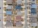 Square aerial view shows neighborhood homes and streets at 1017 Mircos St, Erie, CO 80516