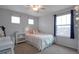 Inviting bedroom with a comfortable bed, ample natural light, and neutral decor at 1017 Mircos St, Erie, CO 80516