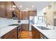 Well-equipped kitchen with stainless steel appliances, granite countertops, and plenty of cabinets at 1017 Mircos St, Erie, CO 80516